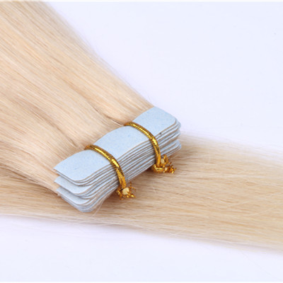  Wholesale Tape in Hair Extensions Best Quality 100% Remy blonde 613 tape in Hair Extension.HN198